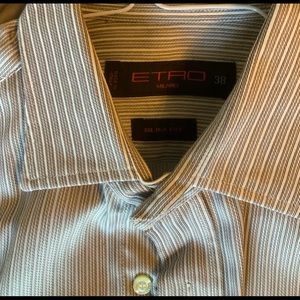 Etro shirt slim 38